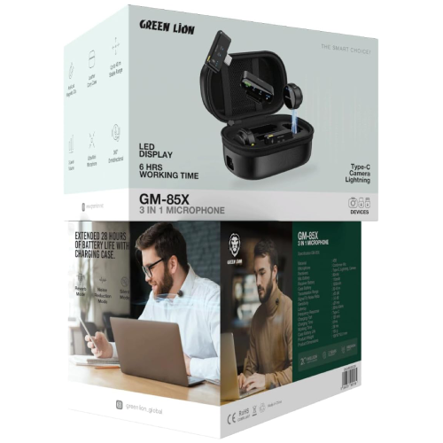 میکروفون تولید محتوا گرین لاین (Greenlion GM-85X Microphone)