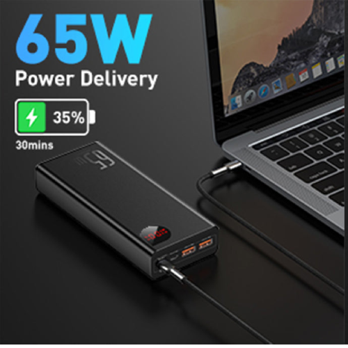 شارژر لپ‌تاپ USB-C باسئوس