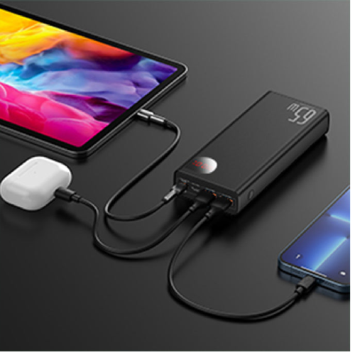 مشخصات پاوربانک 20000 باسئوس 65 وات (Baseus Powerbank 20000mAh Adaman 65w PPIMDA-E03)