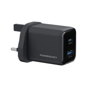 Powerology Dual Port Gan Wall Charger Volt-X 45W