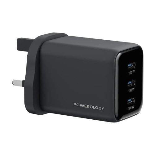 Powerology Multi Port Gan Wall Charger Volt-x 100W