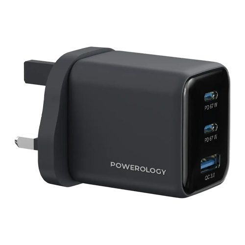 Powerology Multi Port Gan Wall Charger Volt-x 67W